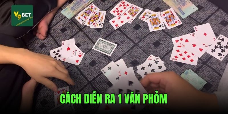 Cách diễn ra ván phỏm online V9bet