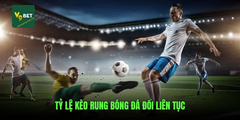 Tỷ lệ kèo rung bóng đá đổi liên tục